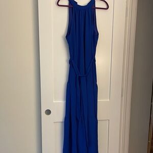 Royal Blue Sleeveless Maxi Dress